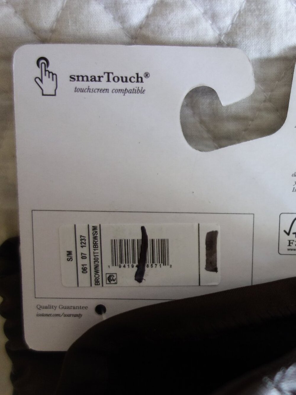 NWT $50 Two Pairs (Black/Brown) of Isotoner Gloves – S/M - Picture 5 of 9